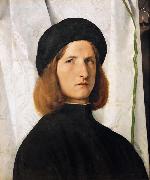 Lorenzo Lotto Portrait of a Young Man (mk08) china oil painting reproduction